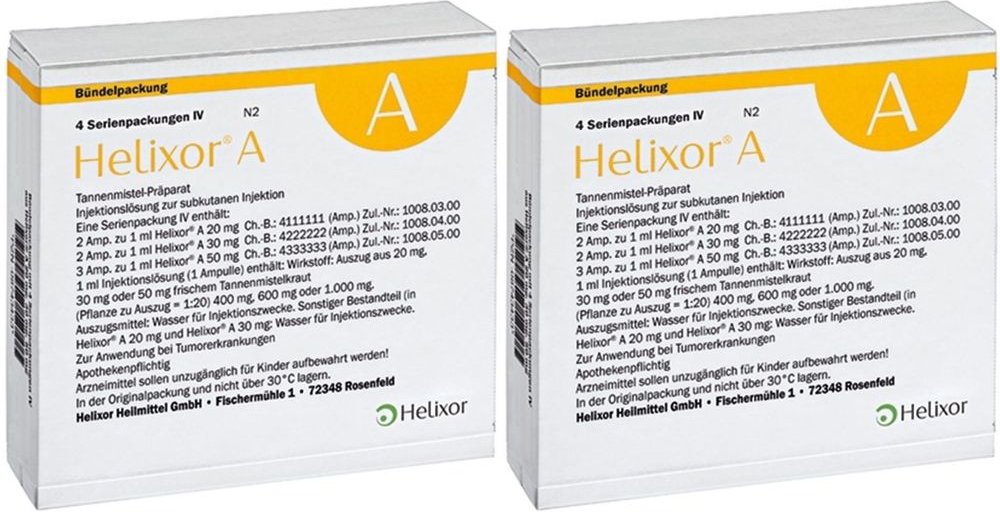 Helixor A Serienpackung IV Ampullen x2 2x4x7 St