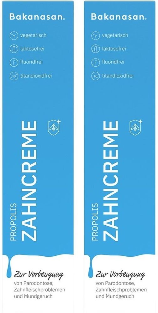 Bakanasan Propolis Zahncre x2 2x50 ml Zahncreme