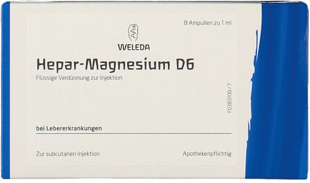Hepar Magnesium D 6 Ampullen 8x1 ml