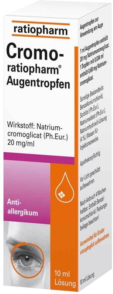 Cromo-Ratiopharm Augentropfen 10 ml