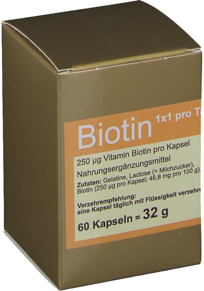Biotin 1x1 pro Tag Kapseln 60 St