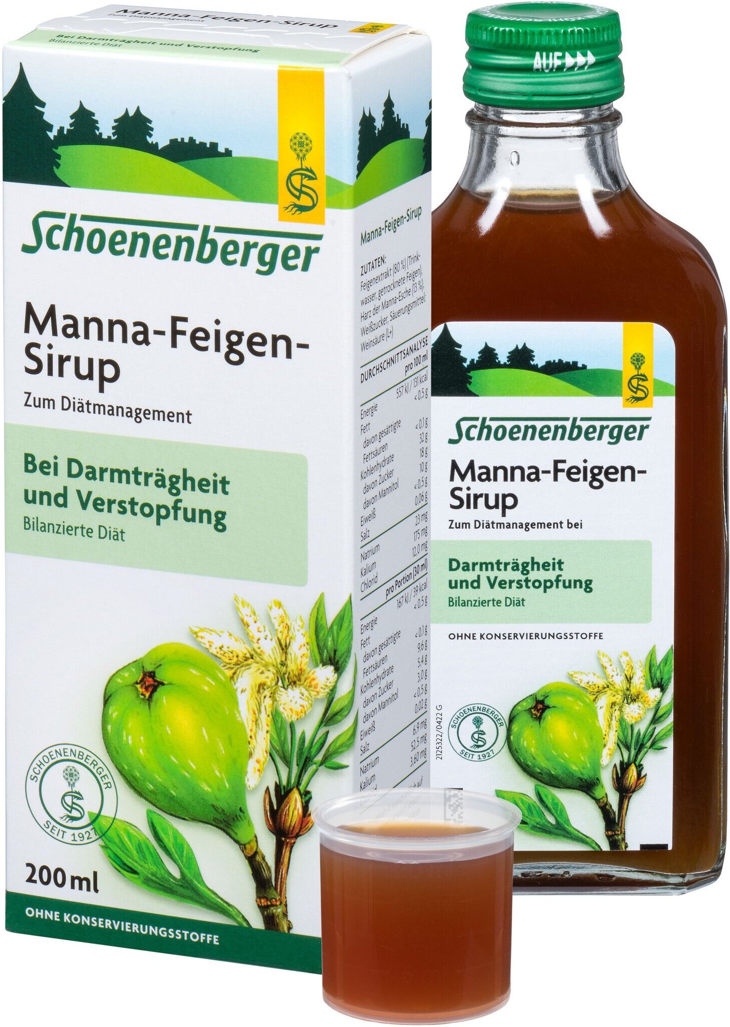 MANNA-FEIGEN-Sirup Schoenenberger 200 ml Sirup
