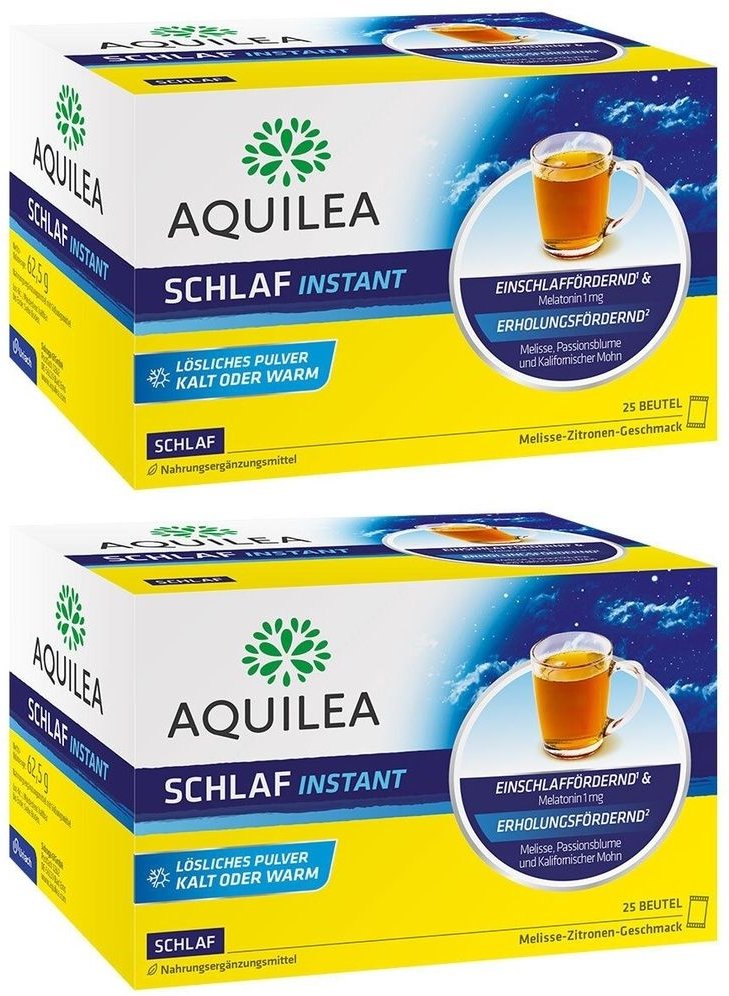 Aquilea Schlaf Instant Pulver Beutel 2x 2x25 St