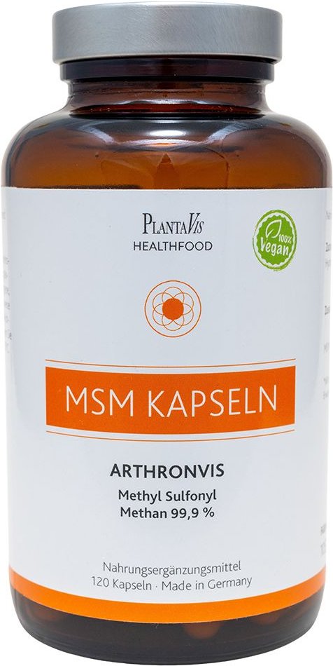 Thumbnail - MSM Kapseln Arthronvis Methyl Sulfon.Methan 99,9% 120 St