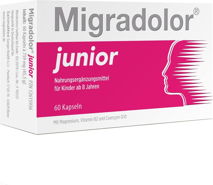 Migradolor Junior Kapseln 60 St