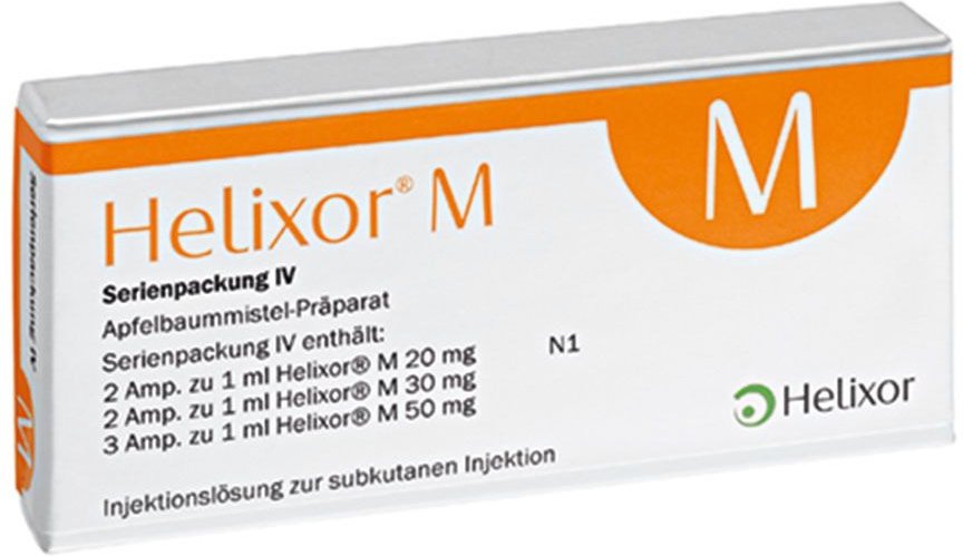 Helixor M Serienpackung IV Ampullen 7 St