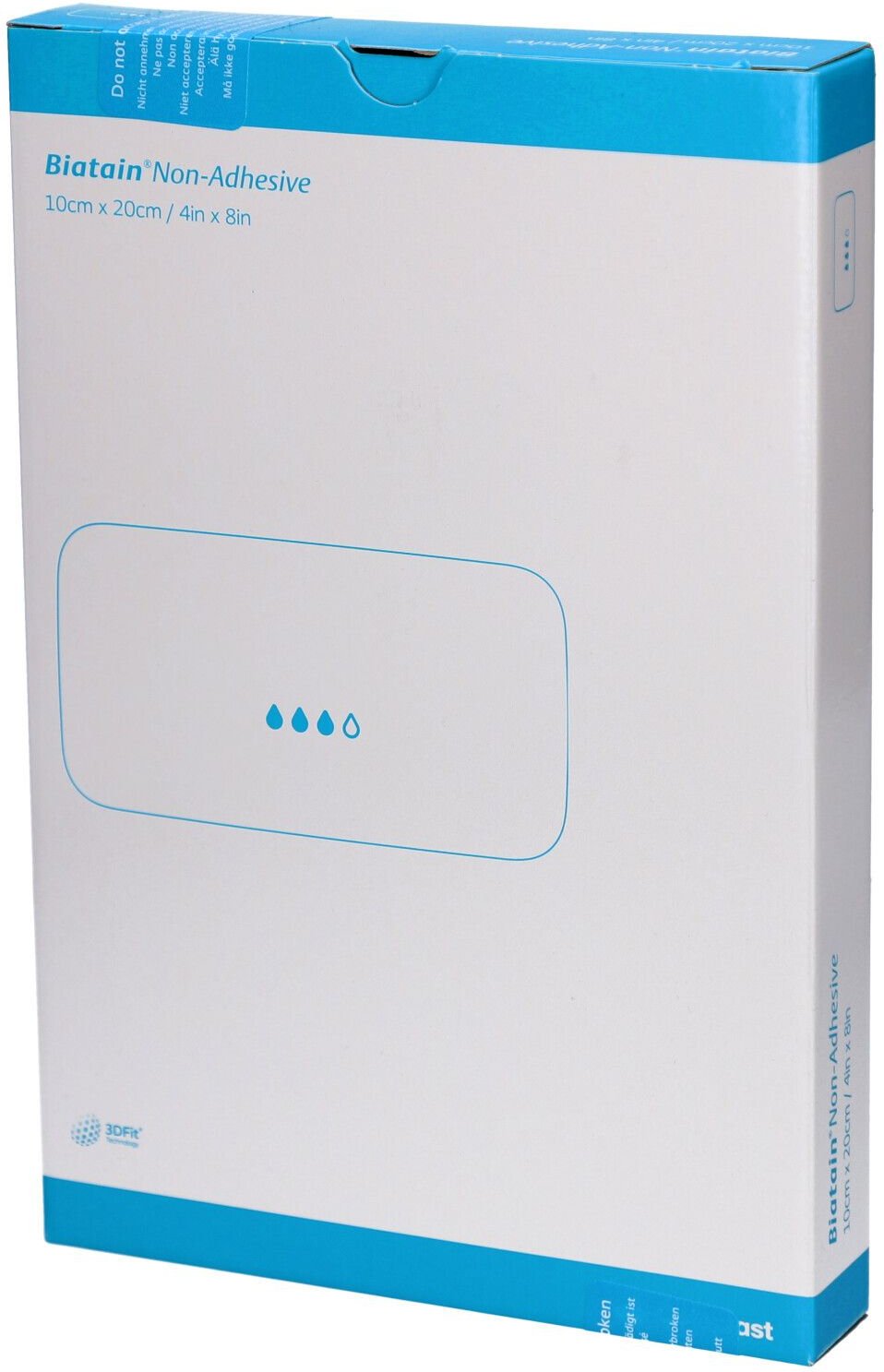 Biatain Schaumverband 10x20 cm nicht haftend 5 St Verband