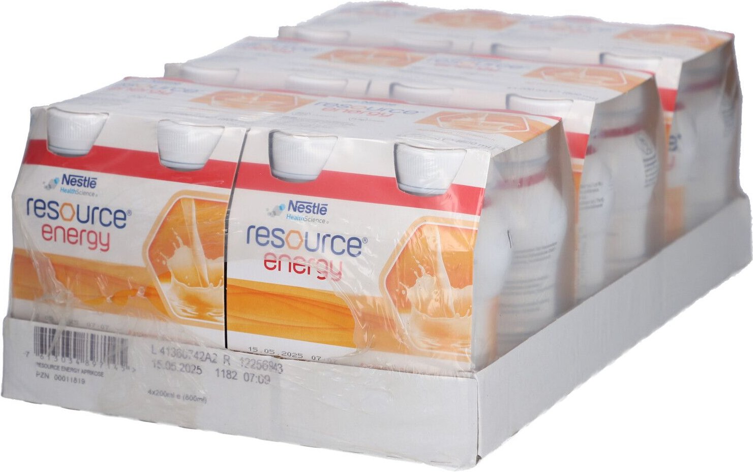 Resource Energy Aprikose 24x200 ml Flüssigkeit