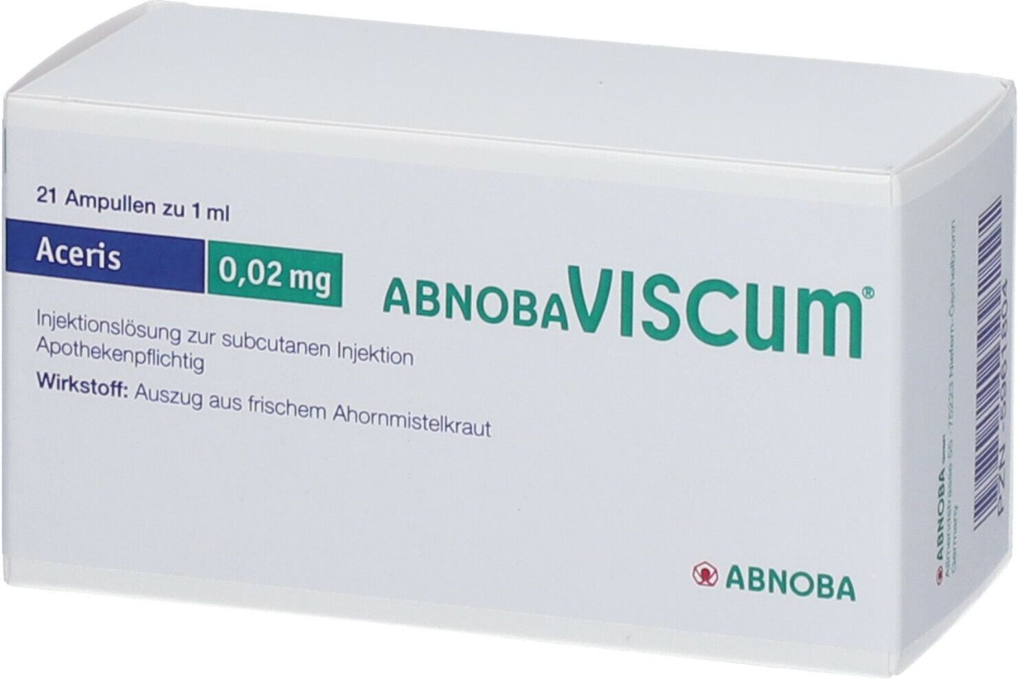 Abnobaviscum Aceris 0,02 mg Ampullen 21 St