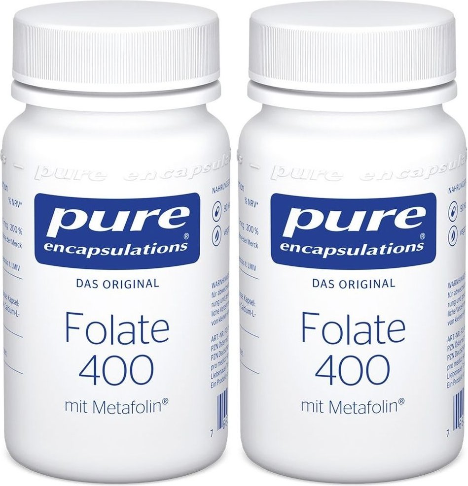 Pure Encapsulations Folate 400 Kapseln 2x 2x90 St