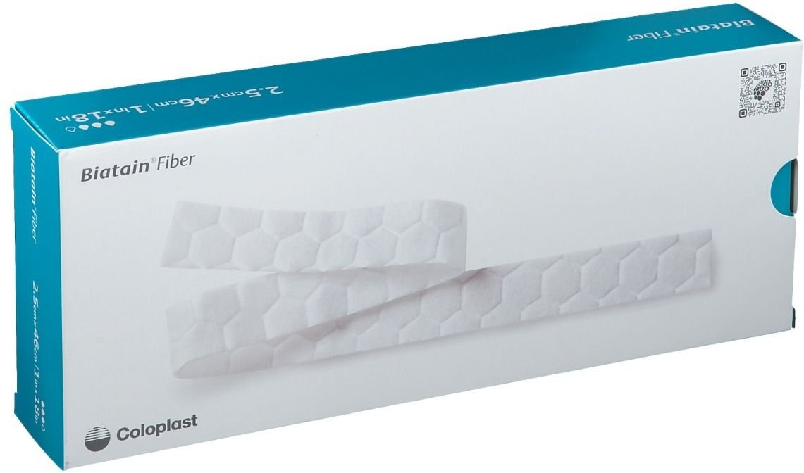 Biatain Fiber 2,5x46 cm Faserverband Tamponade
