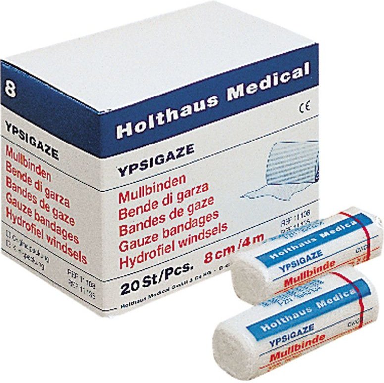 Mullbinden DIN 8 cmx4 m 20 St Binden