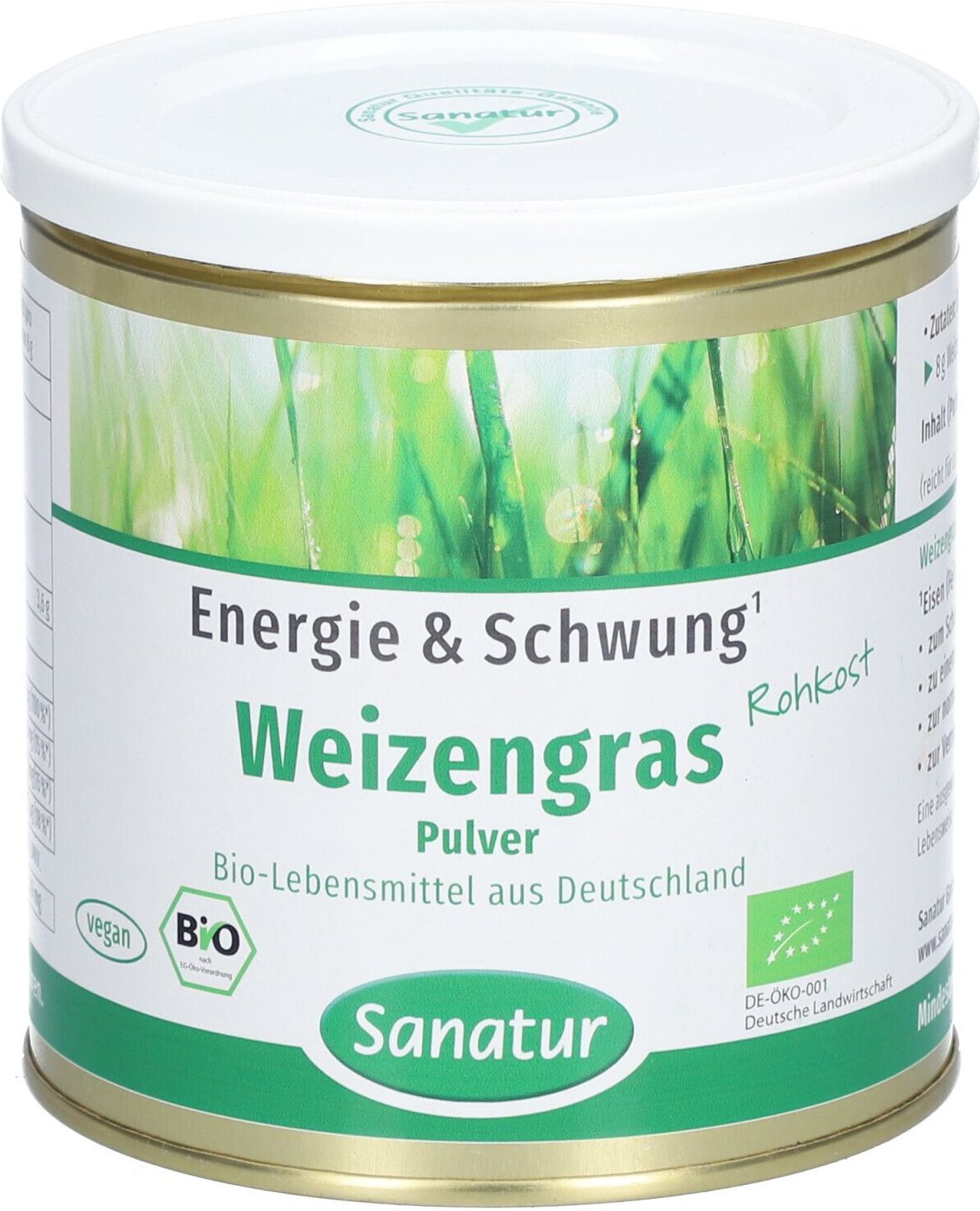 Thumbnail - Weizengras PLV BIO SAN 250 g Pulver