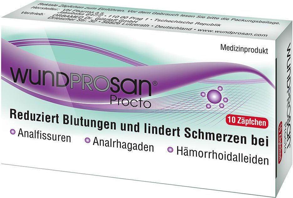 Wundprosan Procto Suppositorien 10 St