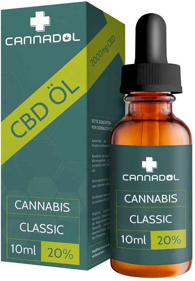 CBD 20% Bio Cannadol Hanfextrakt Classic Tropfen 10 ml