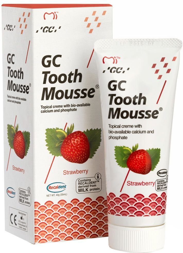 GC Tooth Mousse Erdbeere 40 g Tube