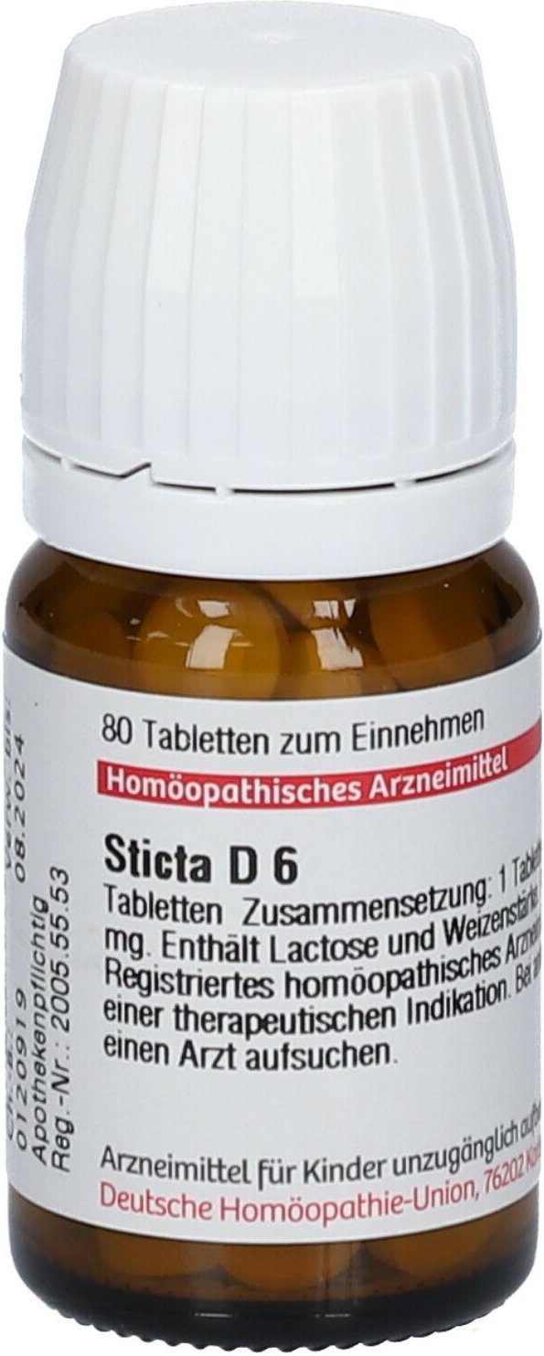 Sticta D 6 Tabletten 80 St