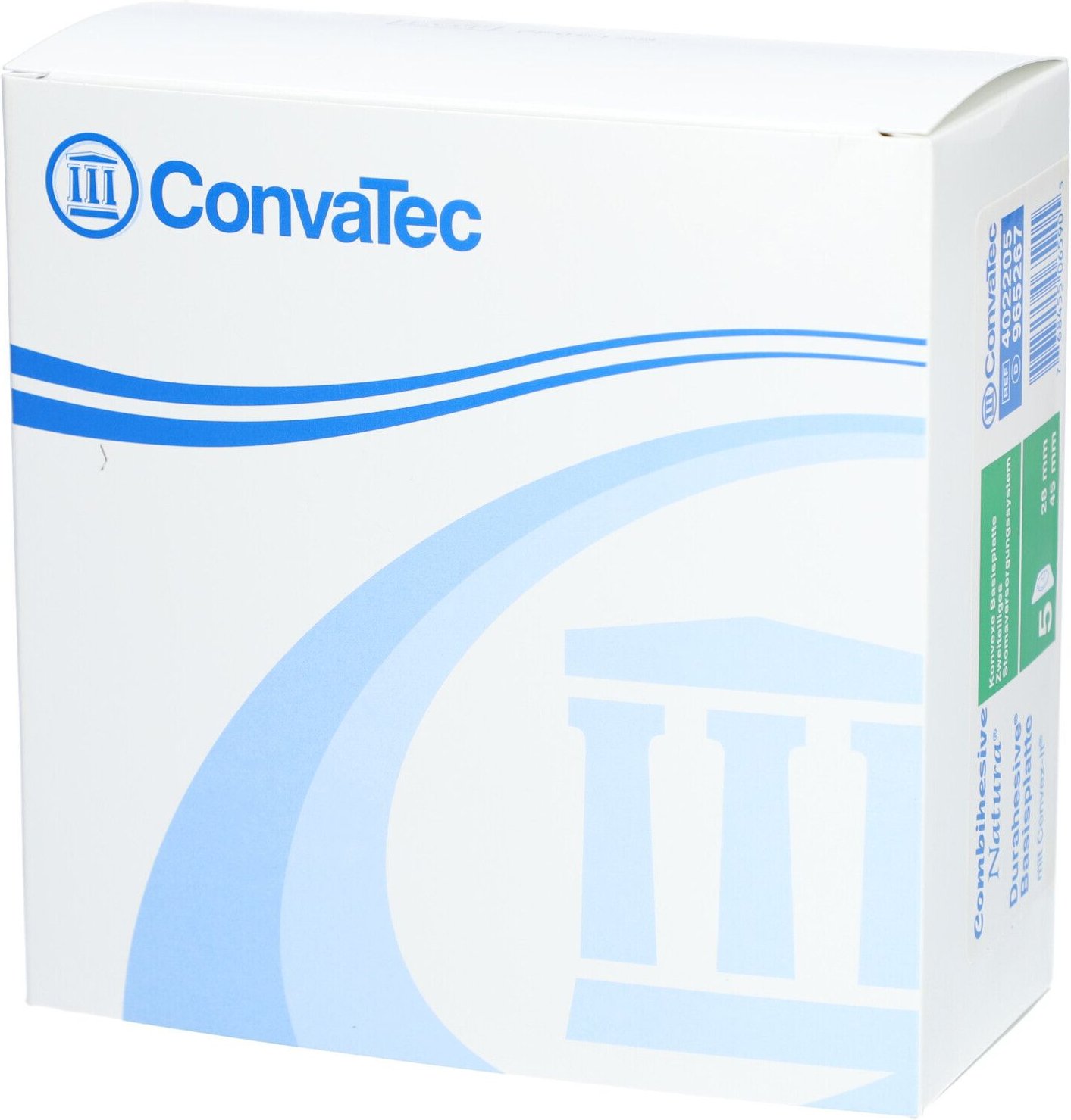 Combihesive Natura Basis konv.RR45 28mm fl.ov.Kle. 5 St Basisplatte