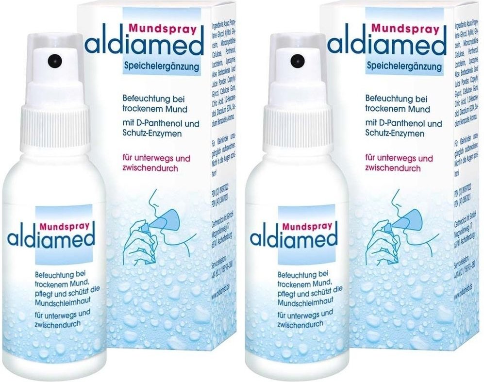 Aldiamed Mund Z Speicheler x2 2x50 ml Spray