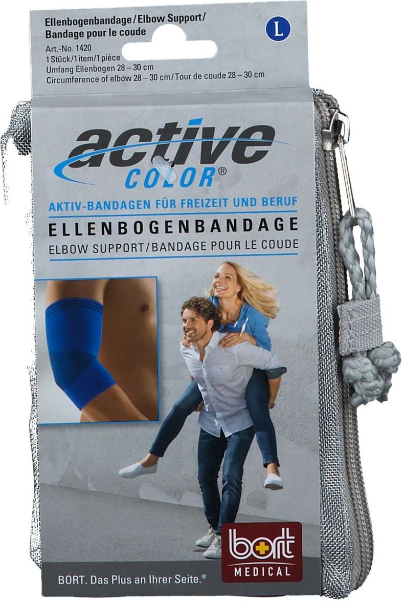 Bort ActiveColor Ellenbogenbandage L blau 1 St Bandage(s)