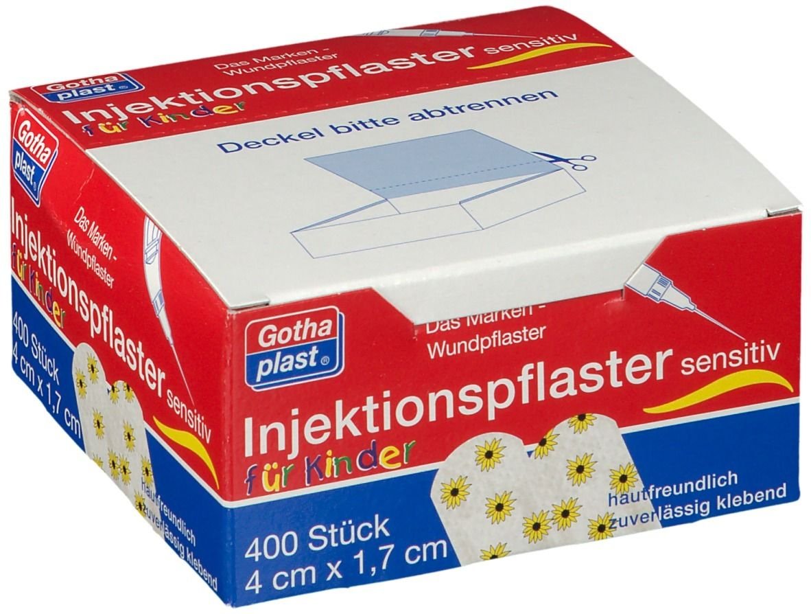 Gothaplast Injektionspfl.Kinder Blume 1,7x4 cm 400 St Pflaster