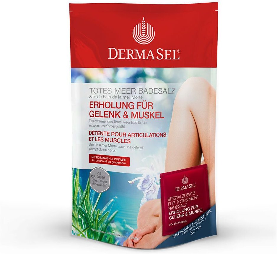 Dermasel Totes Meer Badesalz+Gelenk&Muskel SPA 1 St Kombipackung