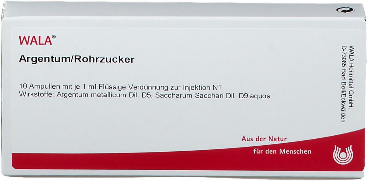 Argentum / Rohrzucker Ampullen