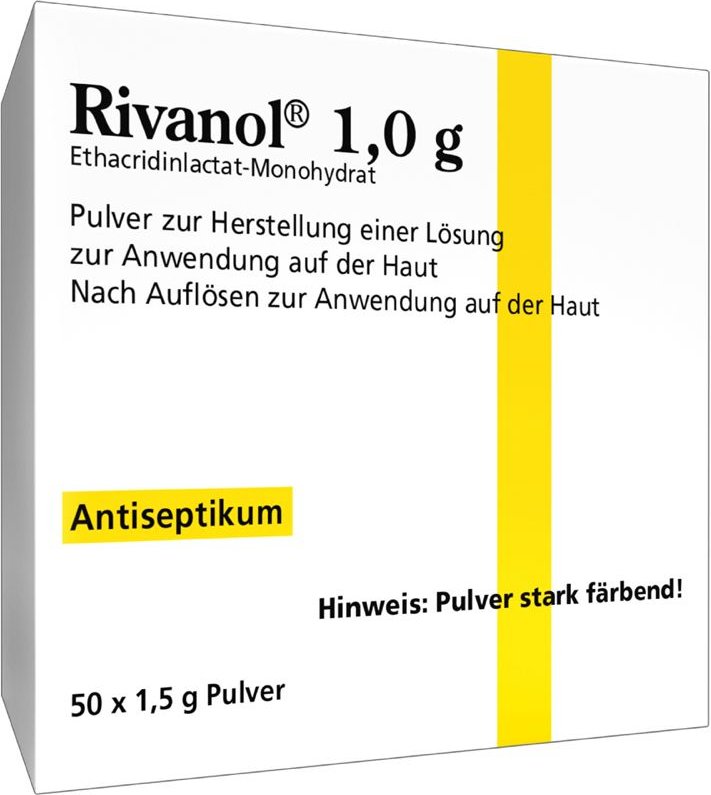 Rivanol 1,0 g Pulver 50 St
