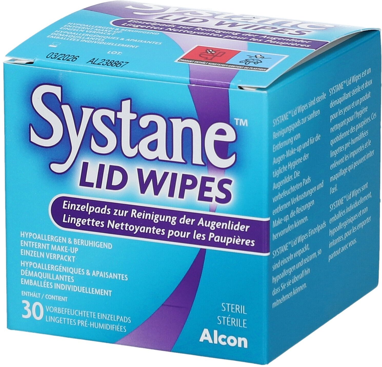 Systane LidWipes 30 St Tücher