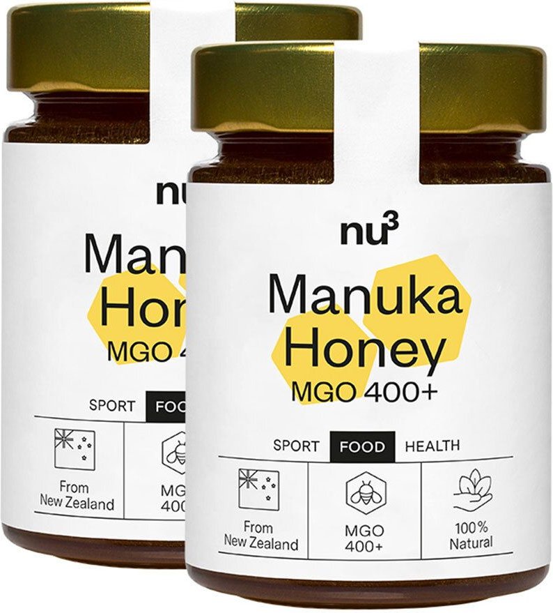 nu3 Manuka-Honig MGO 400 2x250 g Gel