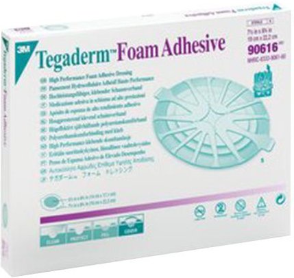 Tegaderm Foam Adhesive FK 19x22,2 cm oval 90616 5 St Verband