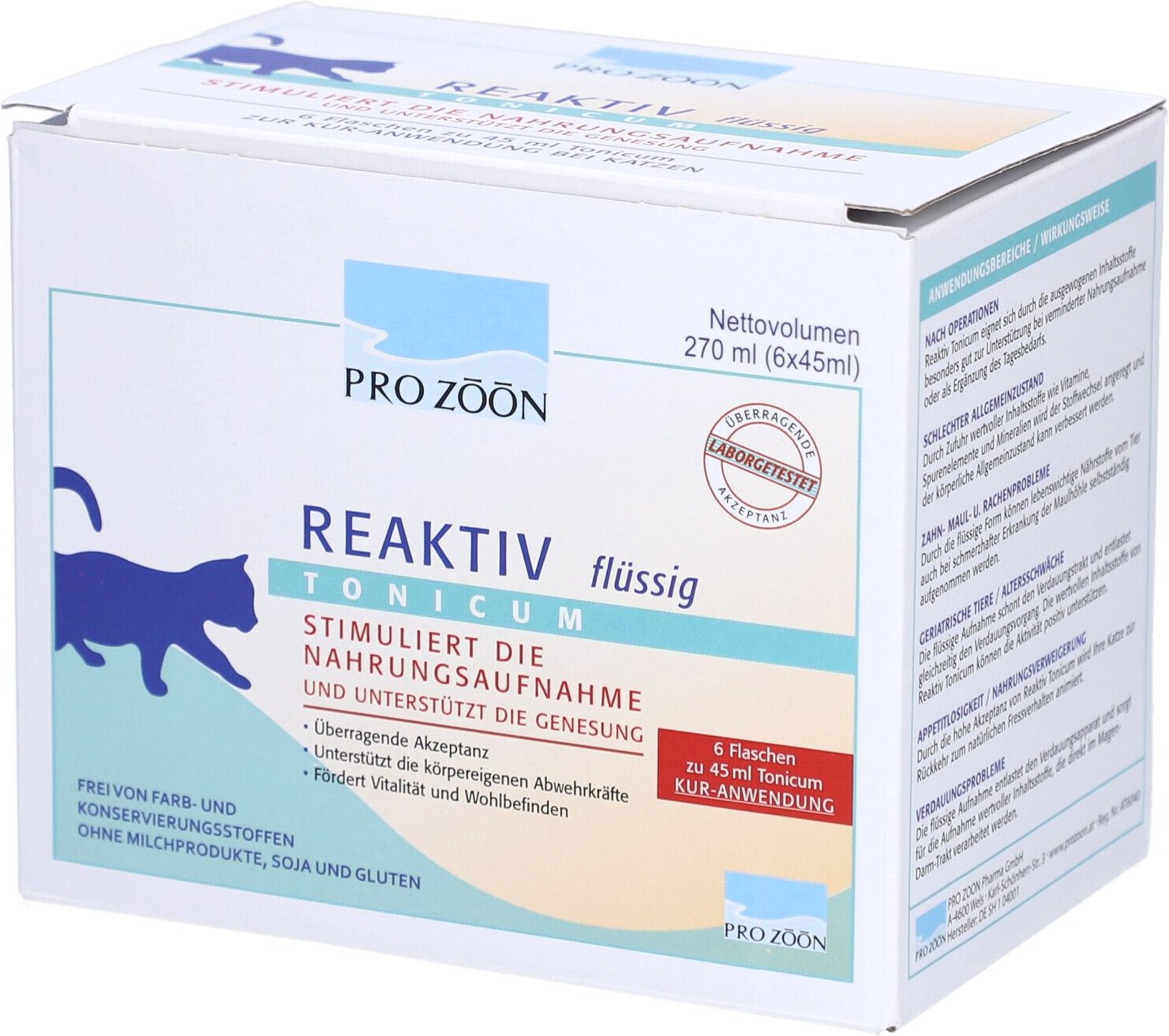 Reaktiv TON Katze 45Ml 6 St Tonikum