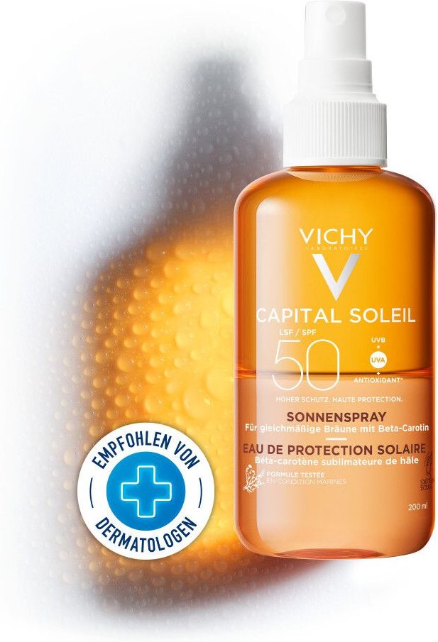 Vichy Capital Soleil Sonnenspray braun LSF 50 200 ml Spray