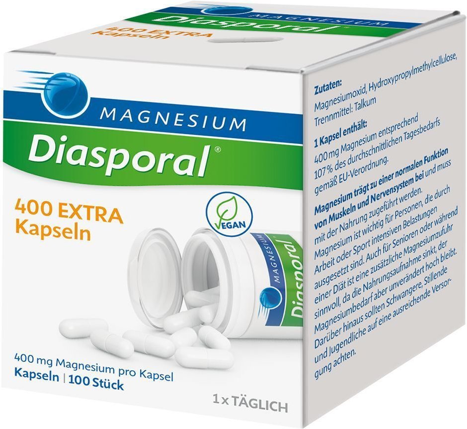 2x Magnesium-Diasporal 400 Extra Kapseln 2x100 St