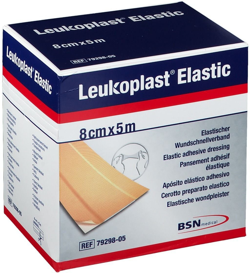 Leukoplast Elastic Pflaster 8 cmx5 m Rolle 1 St