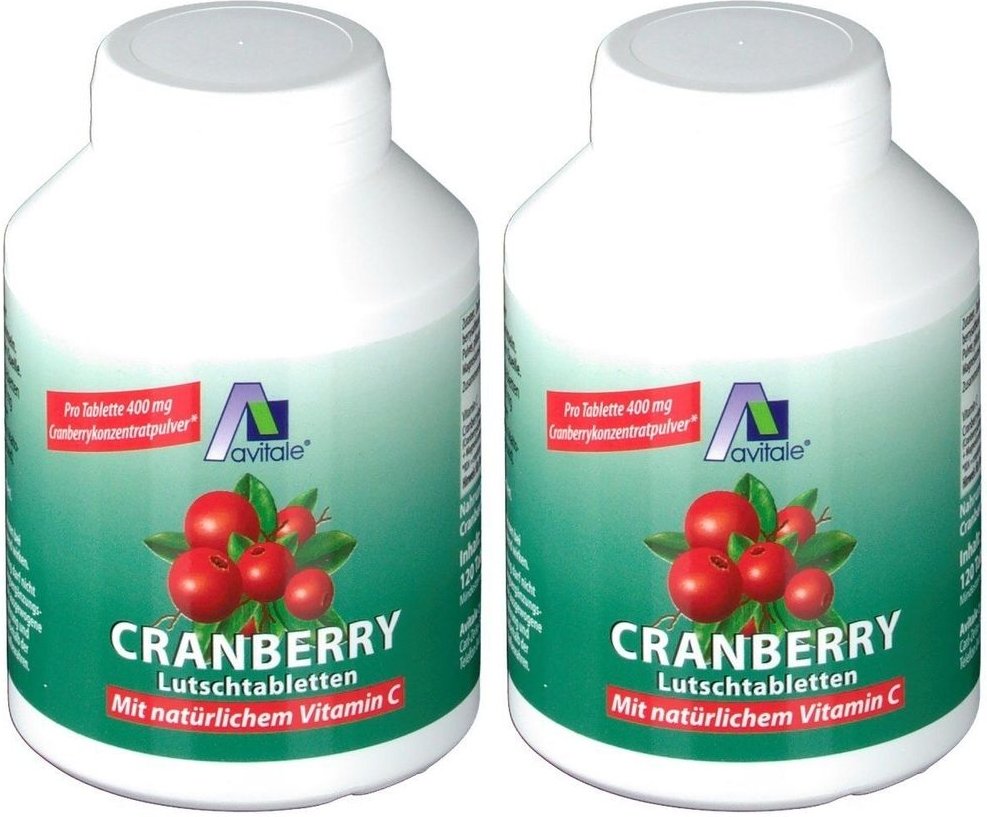Cranberry Lutschtabletten 2x 2x120 St