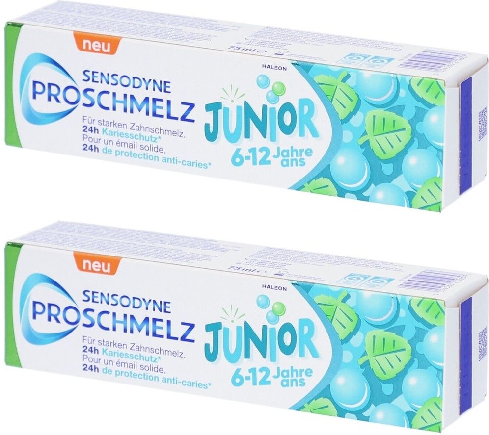 Sensodyne ProSchmelz junior 6-12 Jahre Zahnpasta 2x 2x75 ml