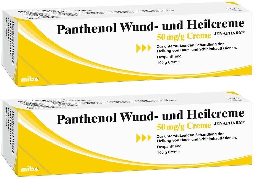 Panthenol Wund- und Heilcreme Jenapharm x2 2x100 g Creme