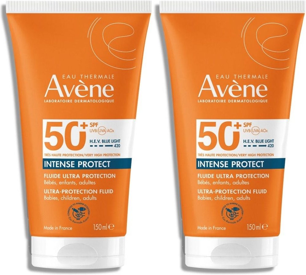 Avene Intense Protect Sonnenfluid SPF 50+ 2x 2x150 ml Emulsion