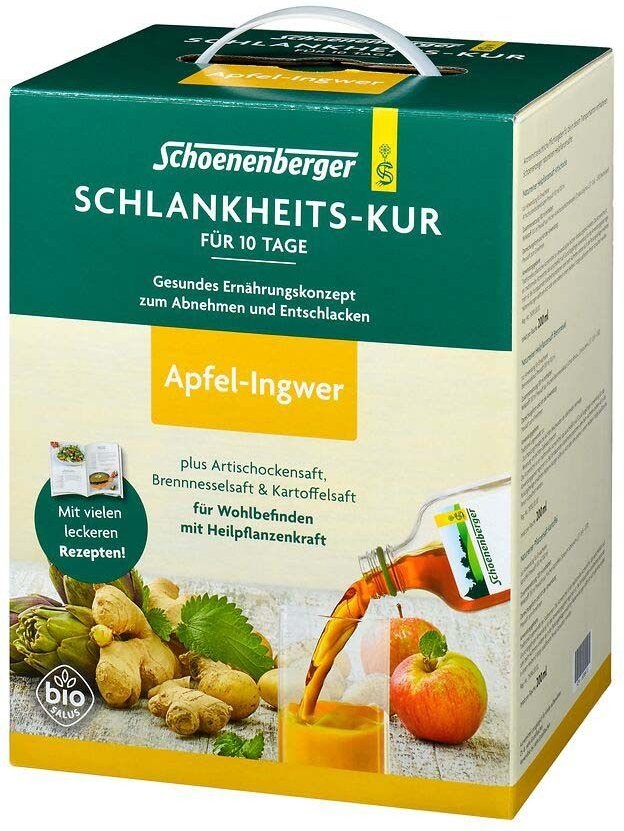 Schlankheitskur Apfel-Ingwer Bio Schoenenberger 1 St Saft