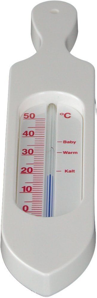 Badethermometer Kunststoff weiß 1 St Thermometer