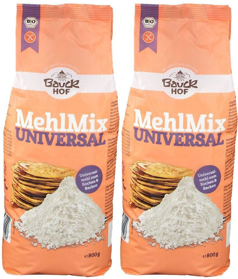 Bauckhof Bio Mehl-Mix Universal 2x800 g Pulver