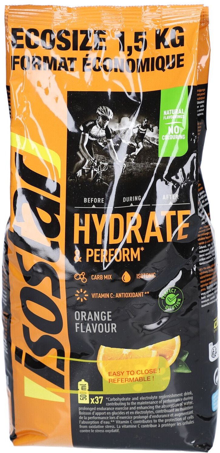 Isostar Hydrate & Perform Powder Orange 1500 g Pulver