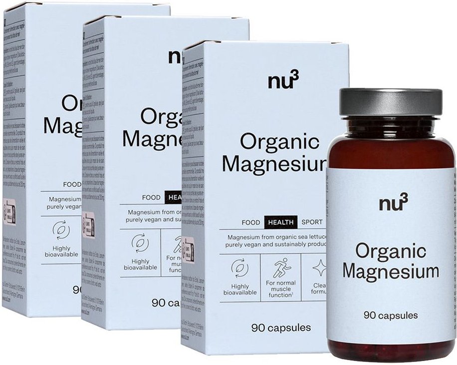 nu3 Bio Magnesium 3er-Set 3x90 St Kapseln