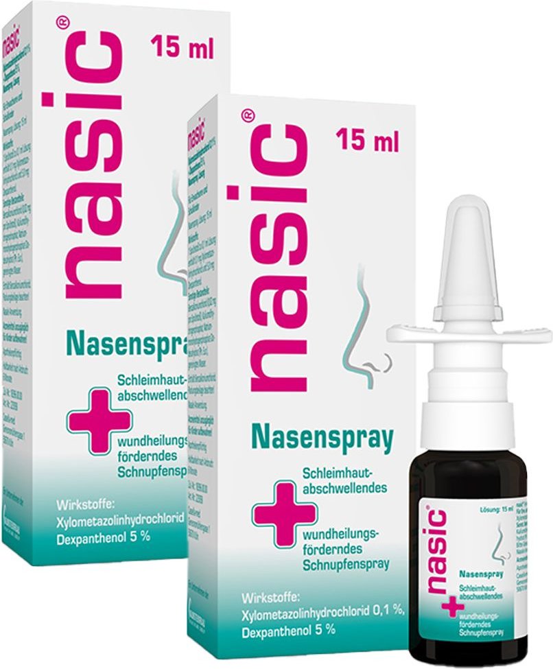 Klosterfrau Doppelpack Nasic 2x15 ml Nasenspray