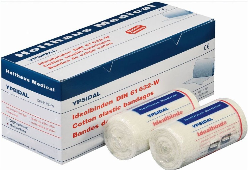 Idealbinde Ypsidal 10 cmx5 m Zellgl.+Schacht.o.Kl. St Binden