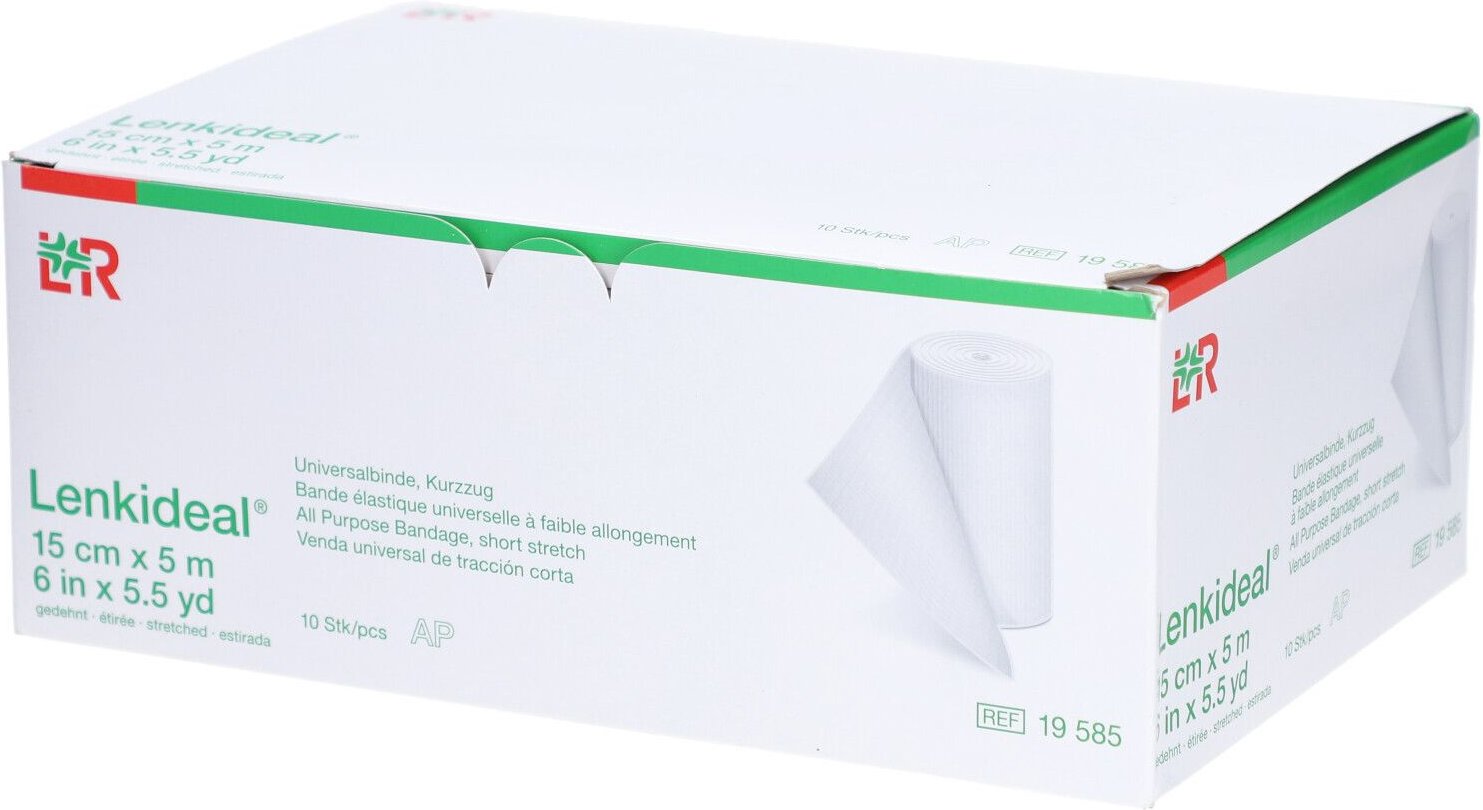 Lenkideal Idealb.15 cmx5 m weiß o.Verbandkl.lose 10 St Binden
