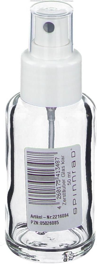 Zerstäuber Glas 50 ml weiß 1 St Flaschen