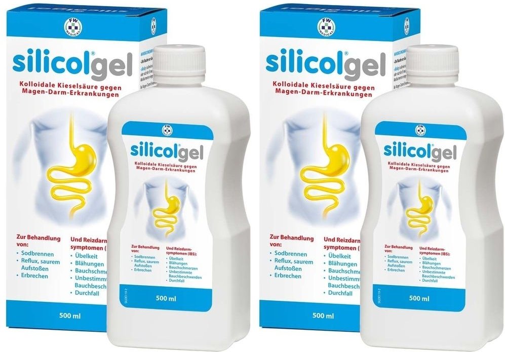 Silicolgel gegen Magen-Darm-Erkrankungen 2x 2x500 ml Gel