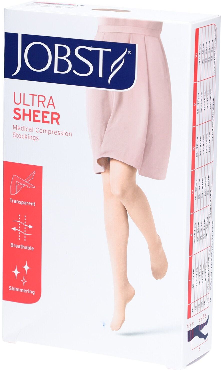 Jobst Ultrasheer Panty Klasse 2 At Regular Zwart Large 1 St Strümpfe
